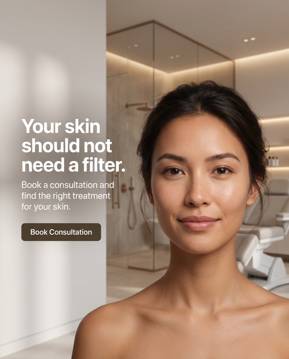 Skincare clinic ad